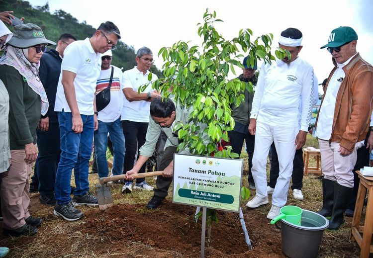 Membangun Harmoni dengan Alam: Kementerian Kehutanan Bersama Berbagai Pihak Melaksanakan Penanaman Pohon di Puncak Bogor 32